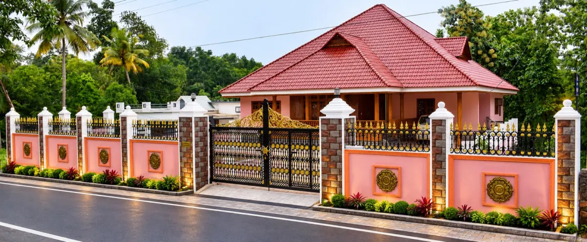 Thekkedathu House, the family home at Athirampuzha, Kottayam District, Kerala